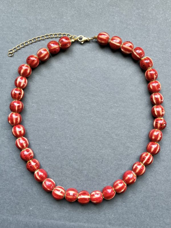 Colar Aurora Bordeaux