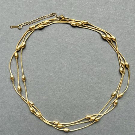 Colar Abraço Dourado