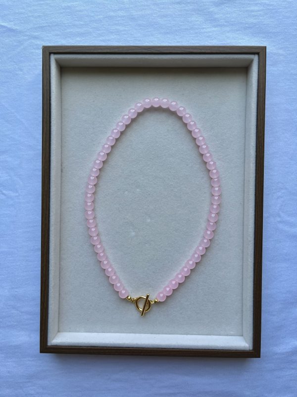 Colar Brilha Rosa